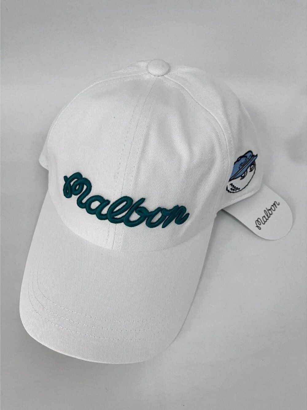 Malbon Golf Cap White Baseball Hat Unisex